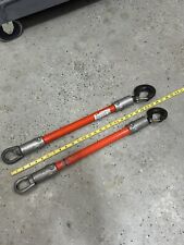 AB Chance Hubbell 27” Insulated Fiberglass Link Stick Lineman Tool 2 Lot picture