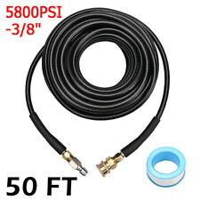 50FT 15M 5800PSI Replacement High Pressure Power Washer Hose -3/8