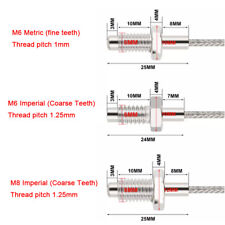 0.2-5M M6/M8 K/EType Thermocouple Tempe Sensor Probe 0-400°C 2Pin Shielded Cable picture