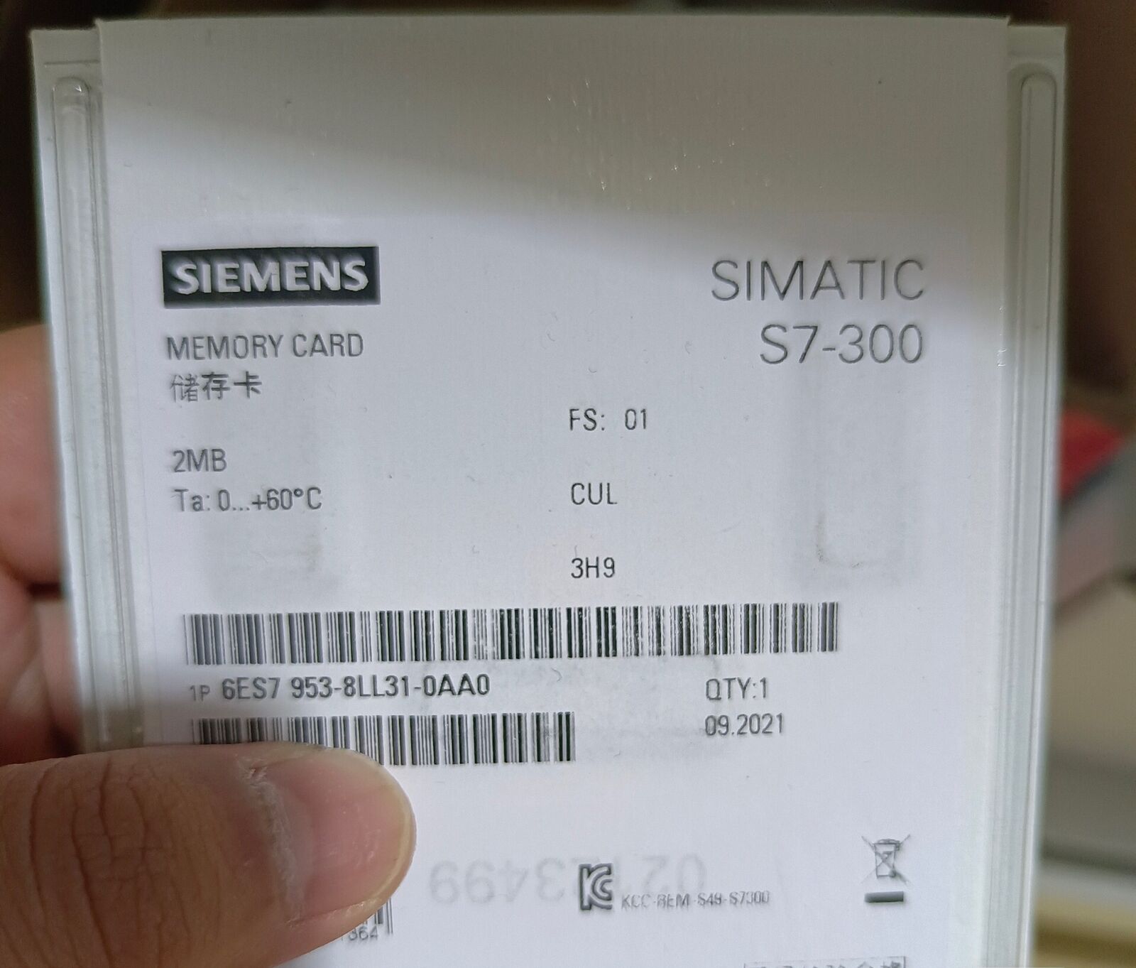 Siemens 6ES7953-8LL31-0AA0 SMART PLC Module Brand New In Box Expedited Shipping