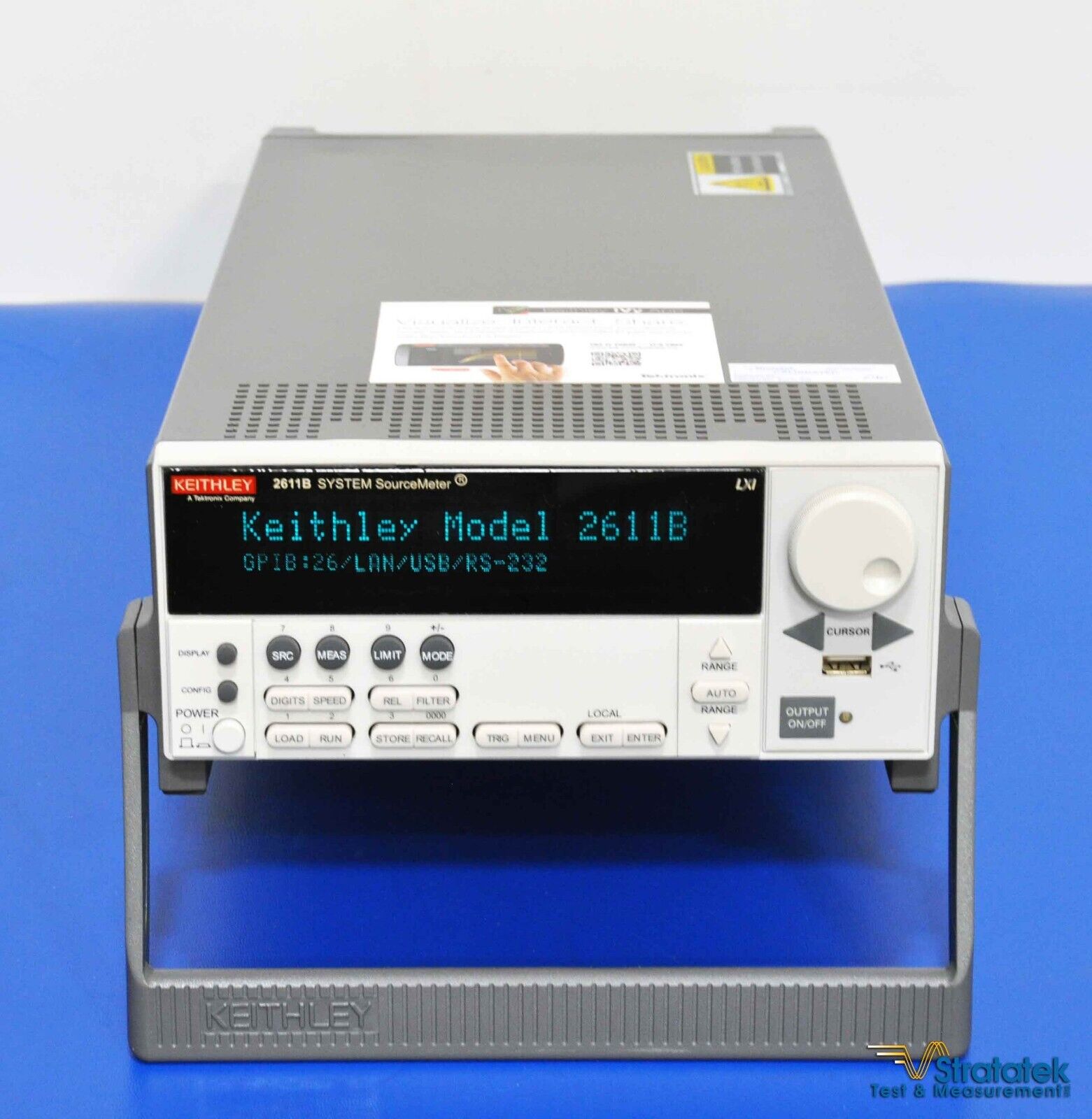 Keithley 2611B SourceMeter Source Measure Unit 200V 10A Pulse NIST Calibrated