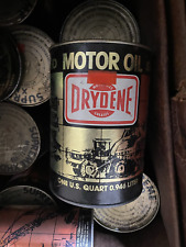 Vintage Oil Can Drydene Motor Oil Supreme XHD / Transmission Fluid - 1 Quart picture