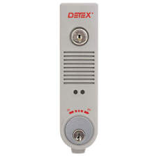 DETEX EAX-300W GRAY W-CYL Exit Door Alarm,9V,UL Listed,Horn 44ZV04 DETEX EAX-300 picture