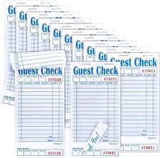 Guest Checks for Servers 15 Pack Server Note Pads Food Receipt Books Waitress... picture