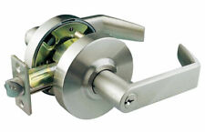 Heavy Duty Satin Chrome Grade 2 Commercial Door Locks Levers Handles Keyed Entry picture