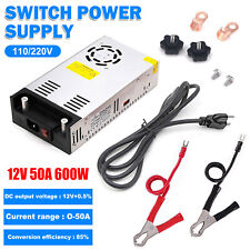SMPS 110V AC to 12V DC Converter Power Supply Adapter Switch Transformer Max 50A picture