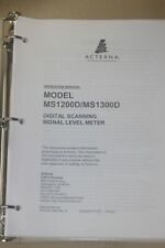 Wavetek Acterna MS1200D/MS1300D Digital Scanning Signal Level meter Manual picture