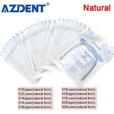 5Pack AZDENT Dental Orthodontic Super Elastic Niti Round Arch Wires Nature Form picture