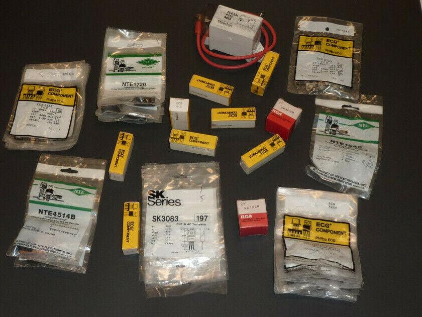 1 ASSORTED LOT OF NTE, ECG ,SK ,TCG, PRODUCTS 25,000 pcs Plus 