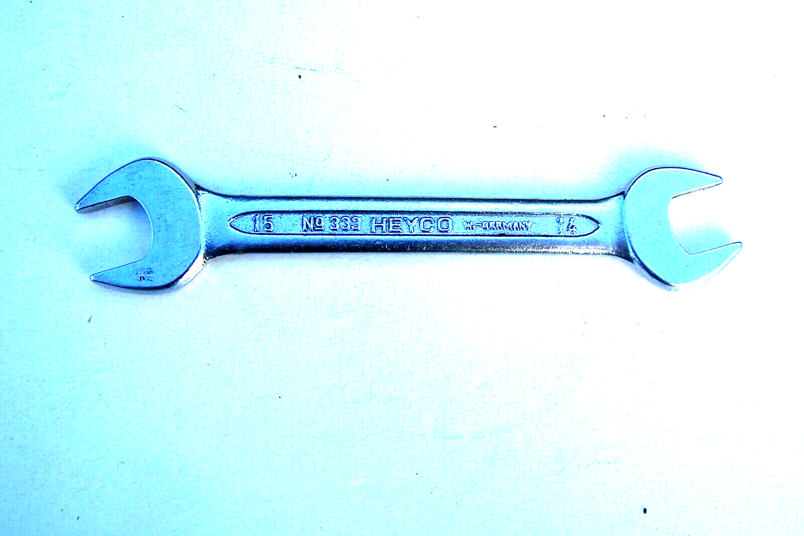 Vintage No. 333 Heyco 14x15mm Metric Wrench W. Germany special alloy steel
