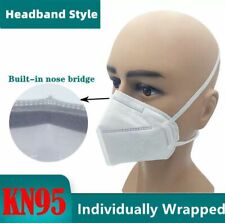 1-10000 PCS KN95 Disposable Face Mask Headband Style Individually Wrapped picture