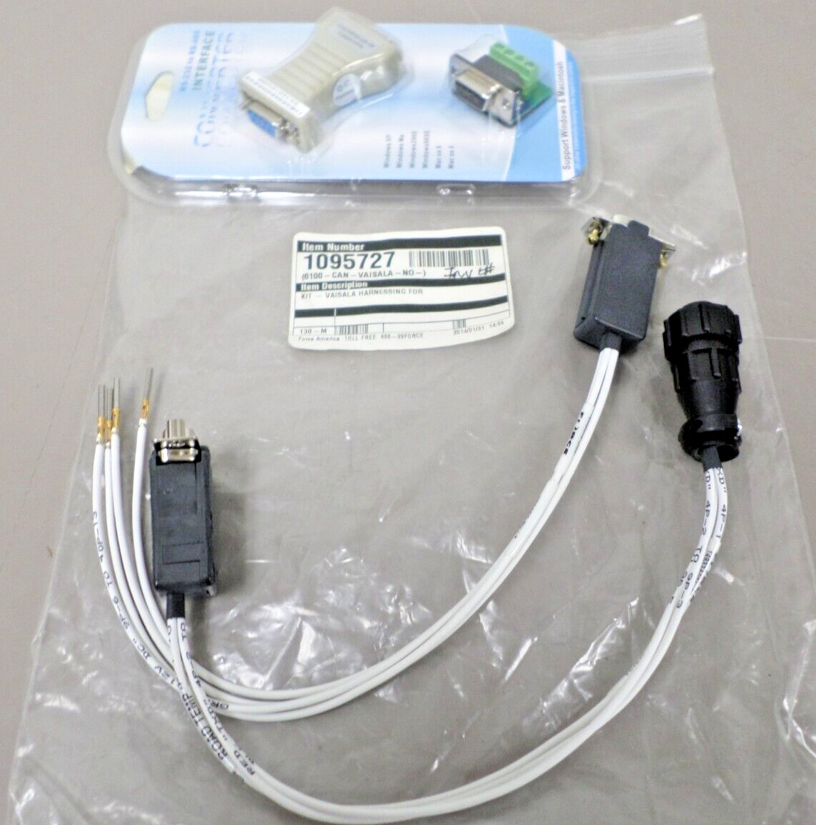 Force America / Vaisala 1095727 Harness Kit With 1095698 Interface Converter Kit