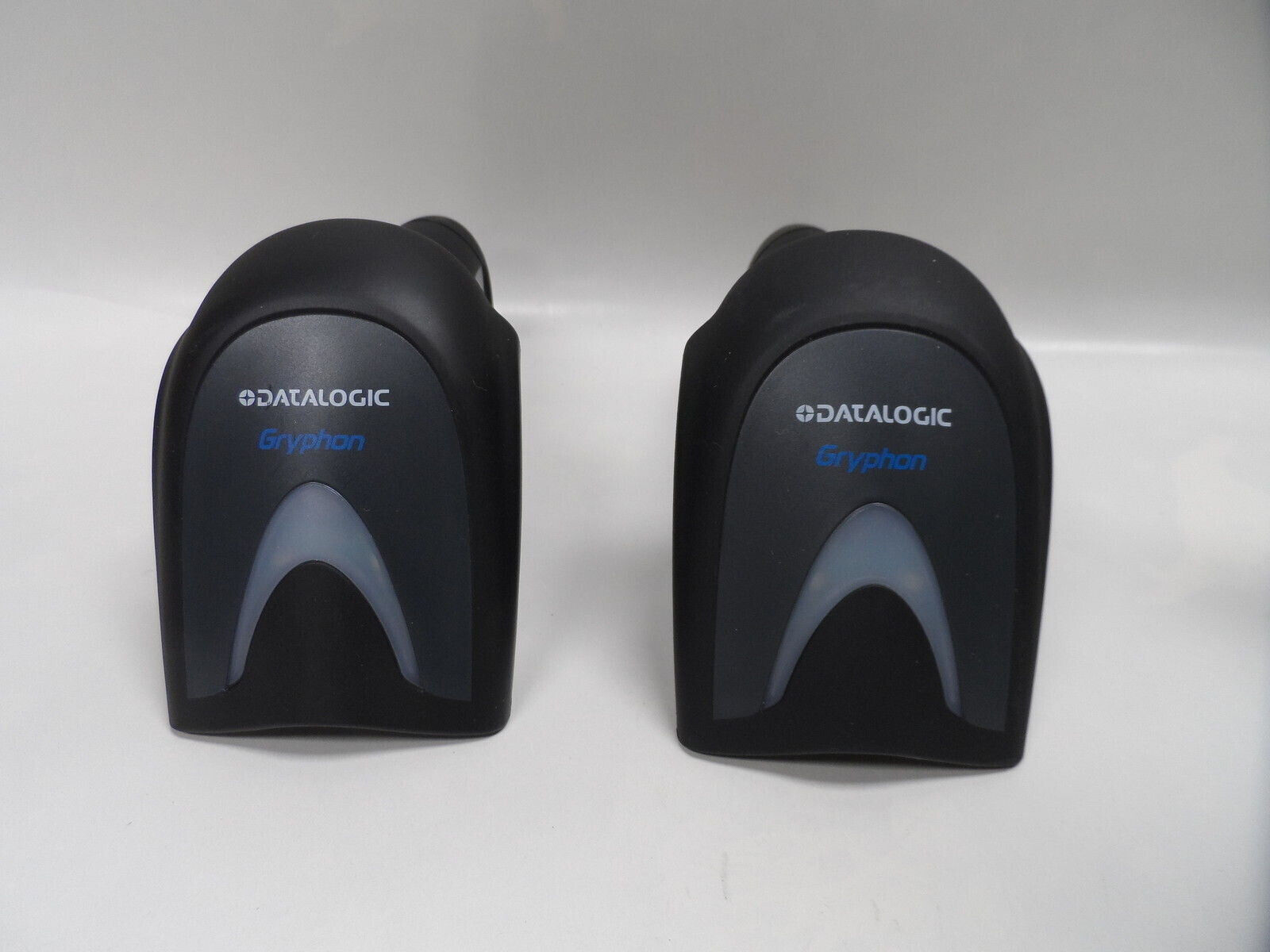 Lot of TWO Datalogic Gryphon GBT4100 -BK Barcode Scanner only with Battery