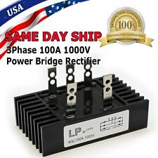 Amico SQL 100A Amp 1000V 3 Phase Diode Metal Case Bridge Rectifier TS picture