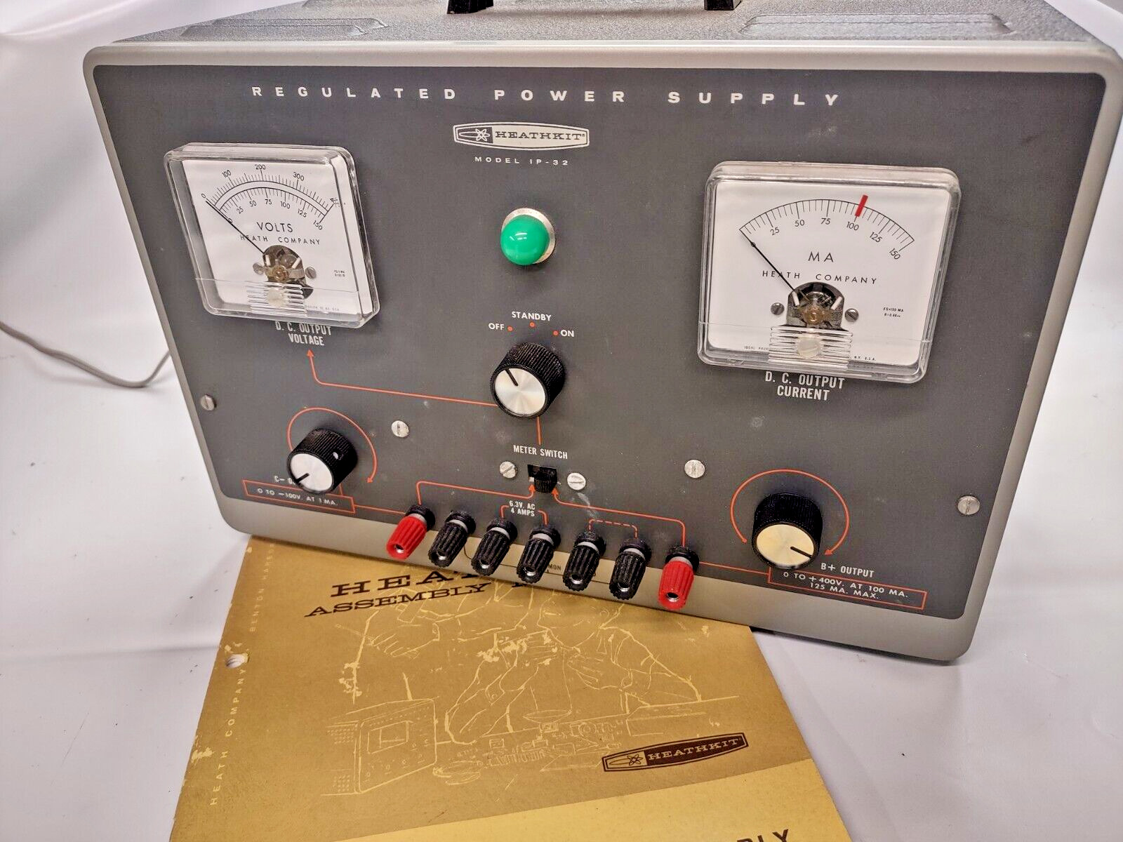 Vintage Heathkit IP-32	High Voltage Variable and Regulated Power Supply