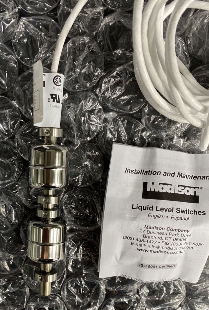Liquid Level Switch Multi-Level Stainless Steel Madison M5002-2588