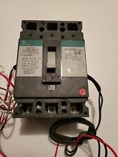General Electric TED134090 90A  480VAC 250VDC Shunt Trip Breaker W/Aux Switches  picture
