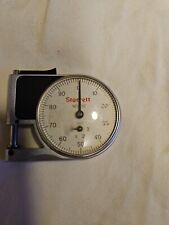 VTG STARRETT Pocket Dial Thickness Gauge: 0  to 0.375 in Range, 0.0005 in. USED picture