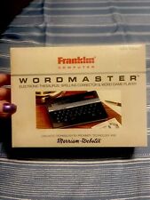 Franklin Wordmaster Electronic Dictionary Thesaurus Word Game NIB Comp Vintage picture