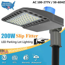 200Watt Led Parking Lot Light- IP66,5500k Pole Light with Dusk to Dawn Photocell picture