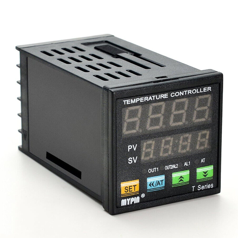 Digital PID Temperature Controller Dual Display Thermostat SSR SCR Relay Output