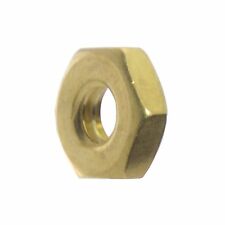 Machine Screw Hex Nuts Solid Brass Commercial Grade 360 All Sizes and Quantities picture