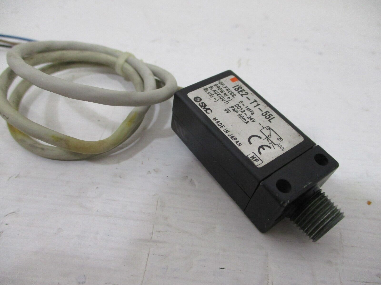 SMC ISE2-T1-55L Pressure Control Switch 0-1MPa 12-24VDC