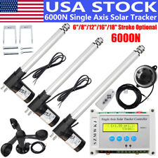  6000N Single Axis Solar Tracker &LCD Controller Anemometer Complete System Kits picture