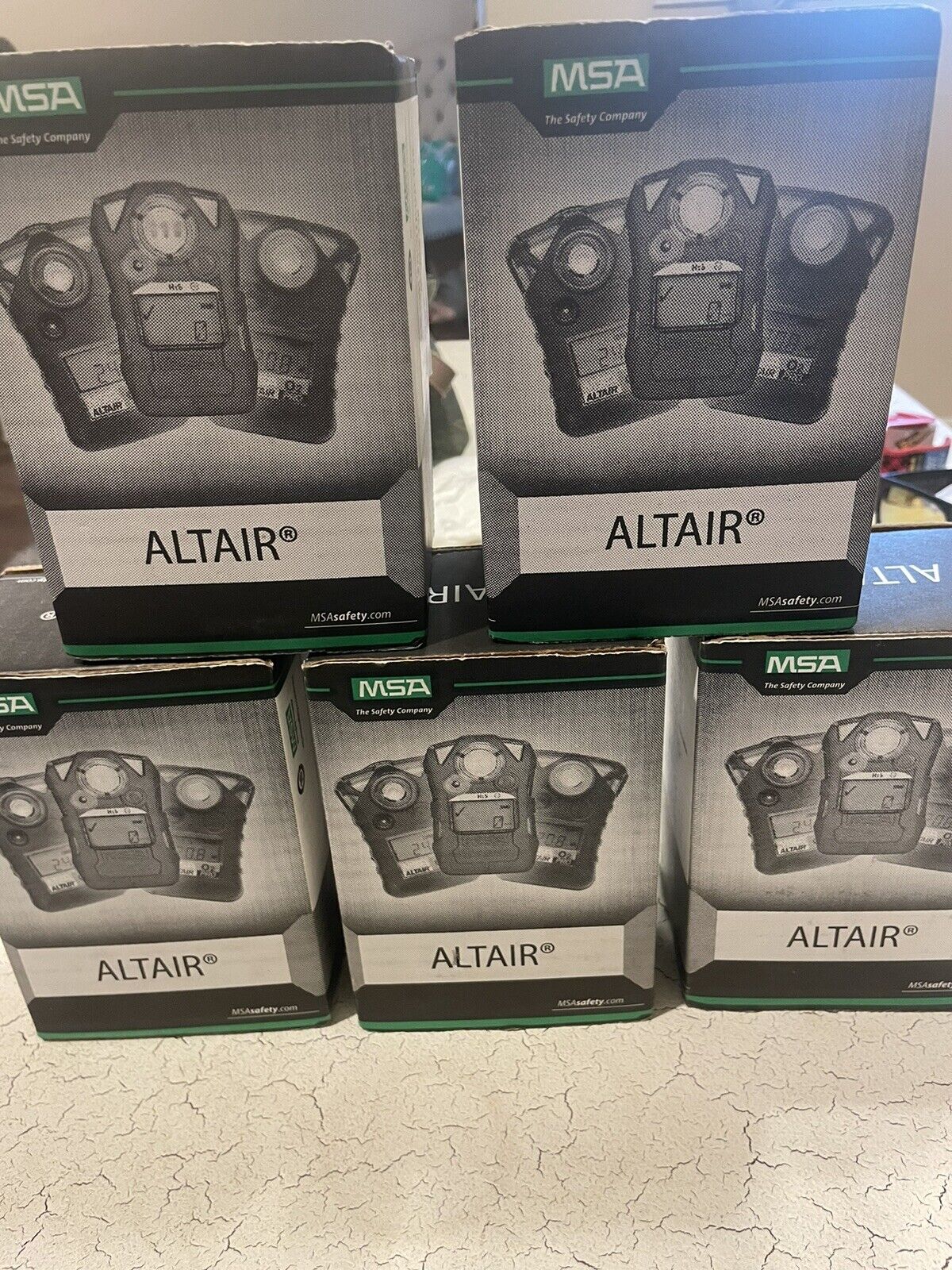 MSA ALTAIR GAS, MONITOR  10073831 H2S  Selling Lot of 5 For One Price . As Is