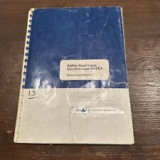 Marconi Ins. OS25A 5MHz Dual Trace Oscilloscope Instruction Manual Part No 22582 picture
