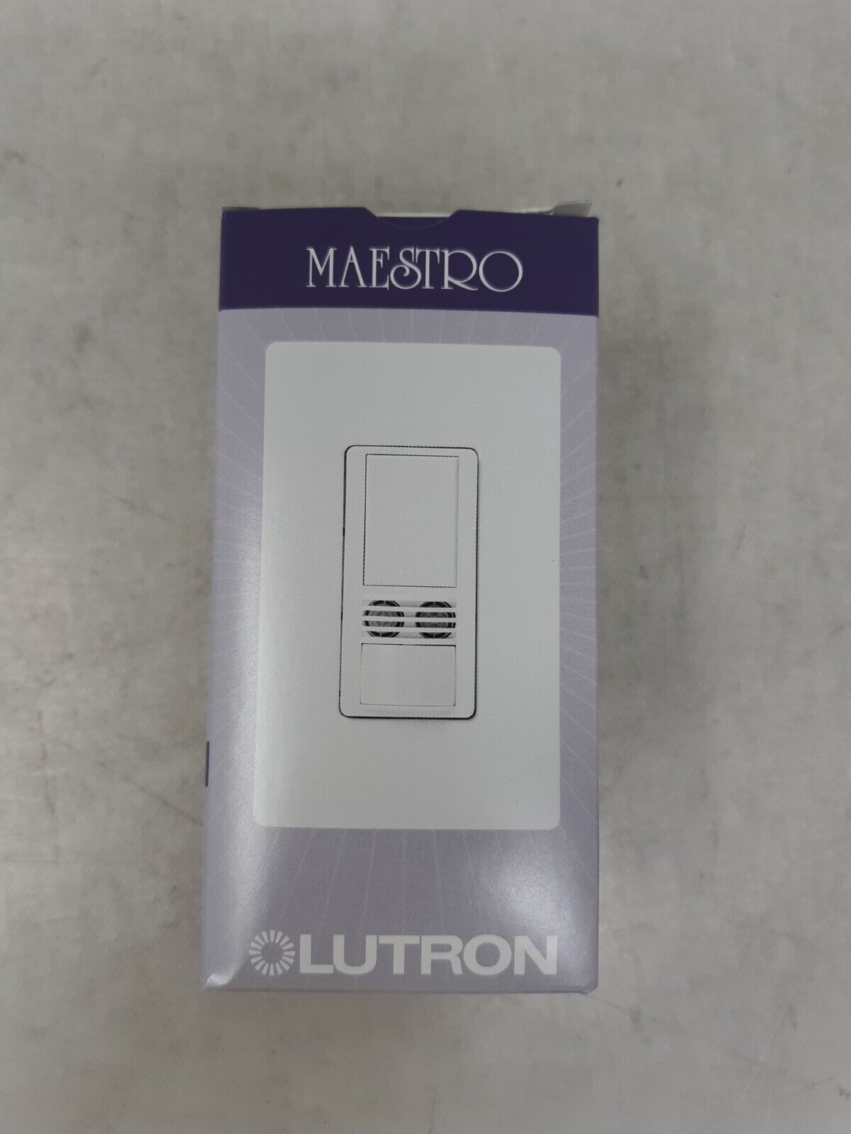 LUTRON MAESTRO MS-B102-WH DUAL TECHNOLOGY SENSOR SWITCH - WHITE