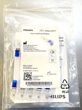 Lot of 140 New Philips Original OEM EKG # 989803166031 Clear Tab/Snap Adapter picture