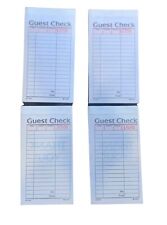 Guest Check Pads 2-Part Carbonless - 50 Checks Per Book -4 Books (200 total)  picture