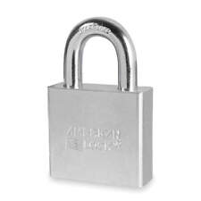 AMERICAN LOCK A5260 Keyed Padlock, 3/4 in,Rectangle,Silver picture