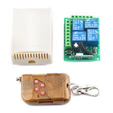 DC 12V 433MHz 315MHz Wireless RF Remote Control Relay Switch 4CH Receiver Module picture