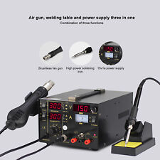 3 in 1 Soldering Rework Station 853D Solder SMD Hot Air Iron Gun DC Power Supply picture