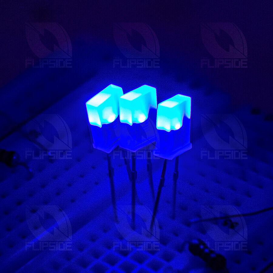 2x5x7mm LED's (100 PCS) Square Rectangular Diffused Red Blue Green Yellow White