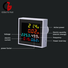 AC 50-300V 100A LCD Digital Multi-function Voltage Current Power Frequency Meter picture