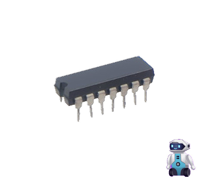 74AC14PC (10 pcs) DIP-14 IC: Hex Inverter, Advanc. CMOS, Fairchild Semiconductor