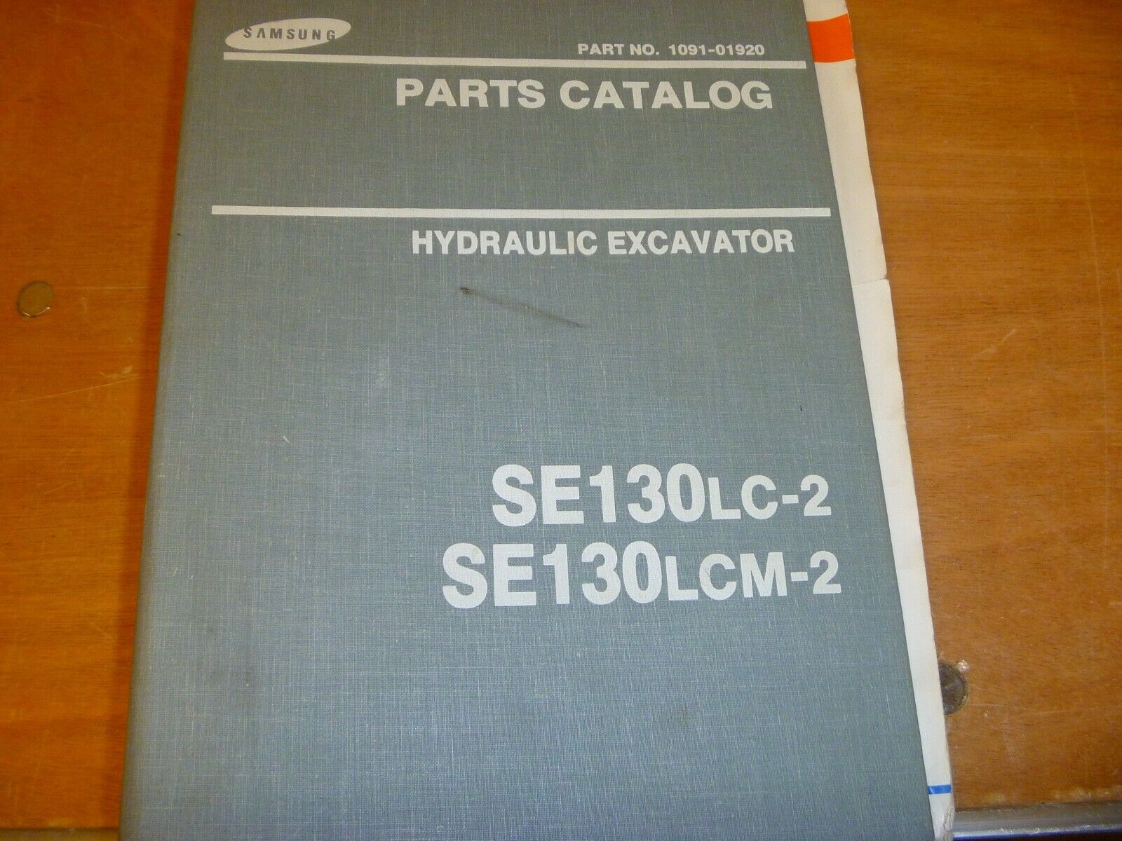 Samsung SE130LC-2 SE130LCM-2 Hydraulic Excavator Parts Catalog Manual 1091-01920