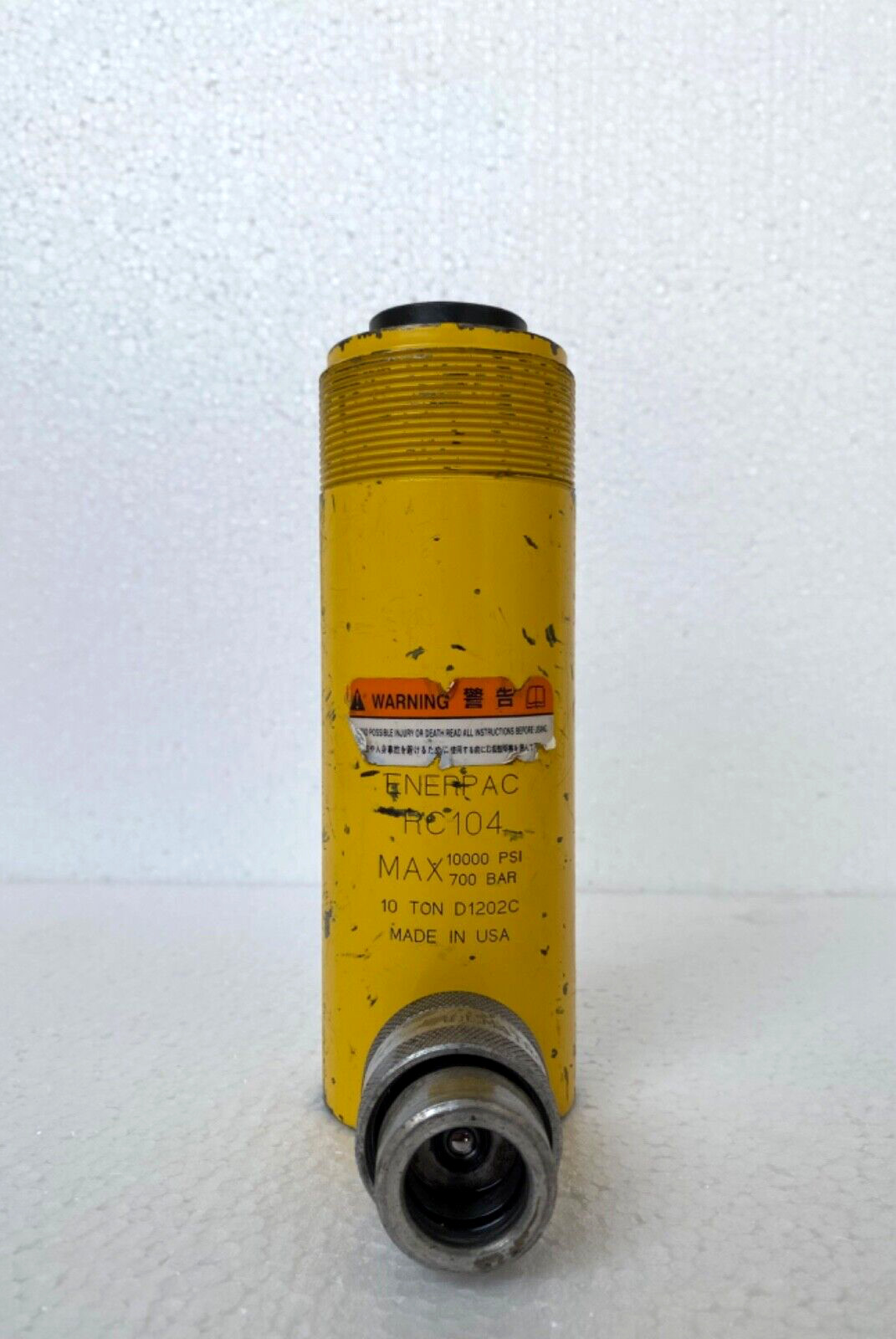ENERPAC RC104 HYDRAULIC CYLINDER 10TON 4INCH STROKE 10.000PSI 700BAR MADE IN USA