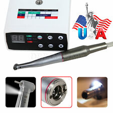 NSK NL400 Style Dental Electric Motor + 1:5 Handpiece Fiber Optic Contra Angle picture
