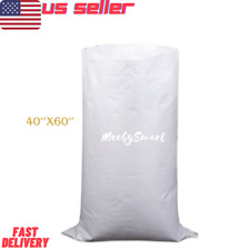 Heavy duty extra large white waterproof woven polypropylene bag 40