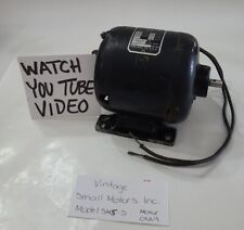 Vintage Small Motors Inc A.C. Motor Model SM5-S 1/40 HP 1800 RPM 1 Pharse USA ⬇️ picture