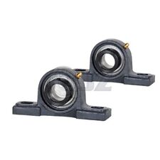 2x 1 in Pillow Blocks Cast Iron SAP205-16 Mounted Bearing SA205-16G+P205 New picture