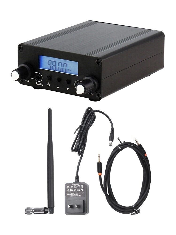 0 5W FM Transmitter for Drive in Church Wide Frequency Range and Low Distortion