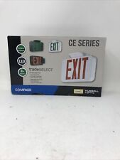 Compass By Hubbell CER Hubbell Lighting LED Emergency Exit Sign White picture