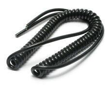 Alpha Wire 704R 23AWG, 4-conductor Unshielded Coil Cord, 5ft, Black picture