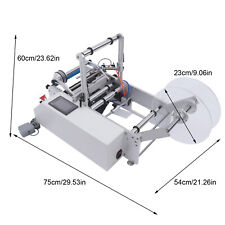 110V Semi-automatic Round Bottle Labeling Machine Aluminum for Food Industries picture