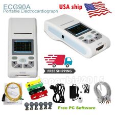US SHIP,Digital 12-Lead 12 channel ECG EKG Machine Electrocardiograph,Software picture